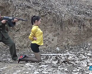 chinese arrested handcuffed